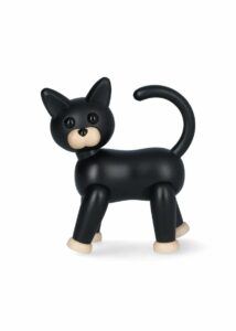 Spring Copenhagen Sneaky Black Edition – trädekoration Kattunge 10 cm svart – design Chresten Sommer