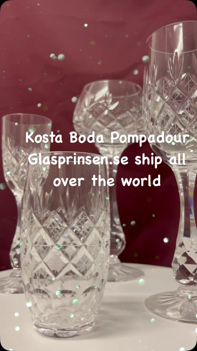 💃 Pompadour 💃
Dine, shine, and celebrate this New Year with Pompadour – a design as bold as your resolutions! 🍷 Created by Fritz Kallenberg in the 1920s–1930s, this handblown masterpiece brings vintage glam to your table. 🌹 Perfect for candlelit dinners and unforgettable toasts. ✨ Let’s raise a glass to style, history, and great moments! 🥂
#FritzKallenberg #KostaBoda#happynewyears#fireworks#wineglass#Champagneglass#celebration#goals#worldwideshipping#shippingworldwide