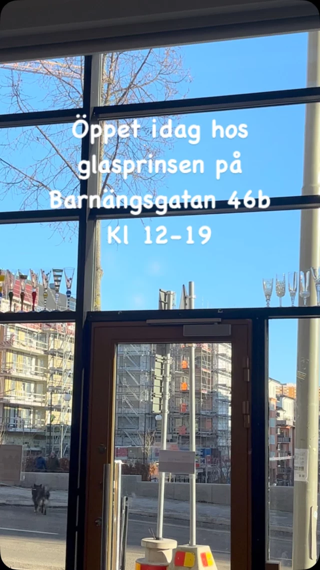 Välkomna öppet idag kl 12-19 vi bjuder på kaffe & kaka